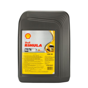 Shell Rimula R6 M 10W-40 Tam Sentetik Yüksek Performanslı Dizel Motor Yağı 20 Litre