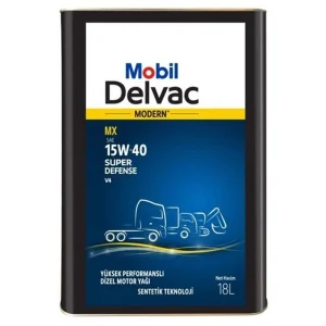 Mobil Delvac MX 15W-40 Super Defense Dizel Motor Yağı – 18 Litre