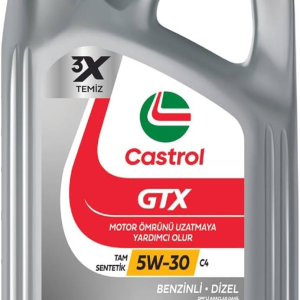 Castrol GTX 5W-30 Tam Sentetik Motor Yağı – 5 Litre